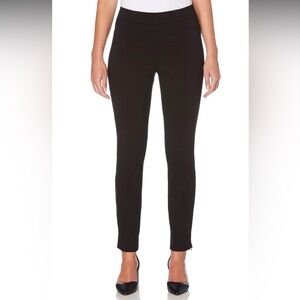 RAFAELLA Petite Stretch Slim Leg Front Seam Pant